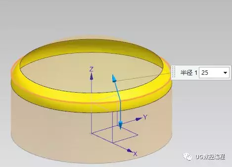 UG NX10.0编程实例，按压泵壳体的3D模型建立【转】的图5